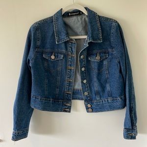 Jean jacket, crop length, x small